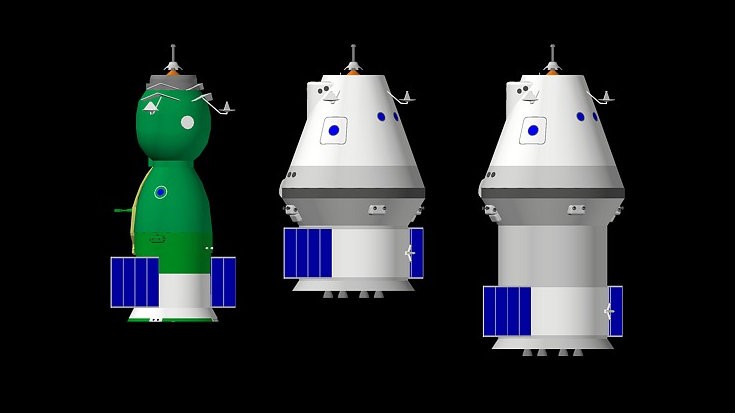 Porovnanie modulu PPTS a lode Sojuz,